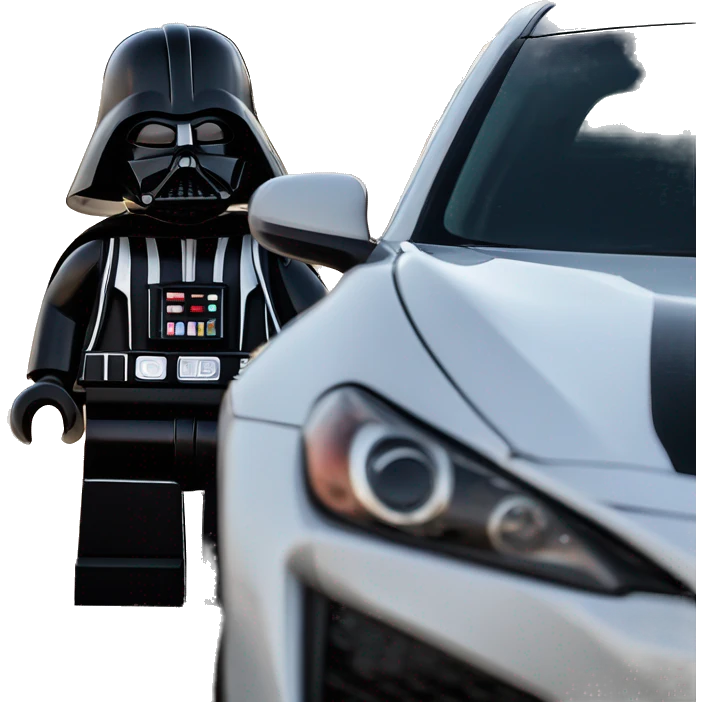 Darth Vader Batman and First Order Jet Trooper themed Scion FR-S  emoji