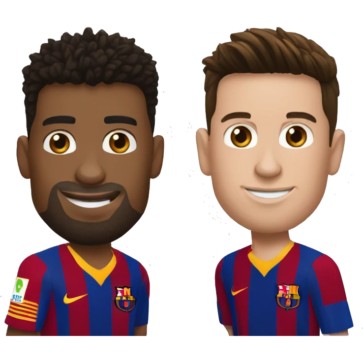 Ronaldo and messi emoji