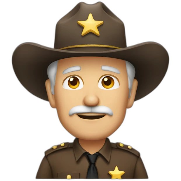 sheriff old man emoji