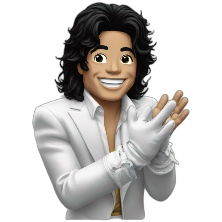 Michael Jackson gloves clapping emoji