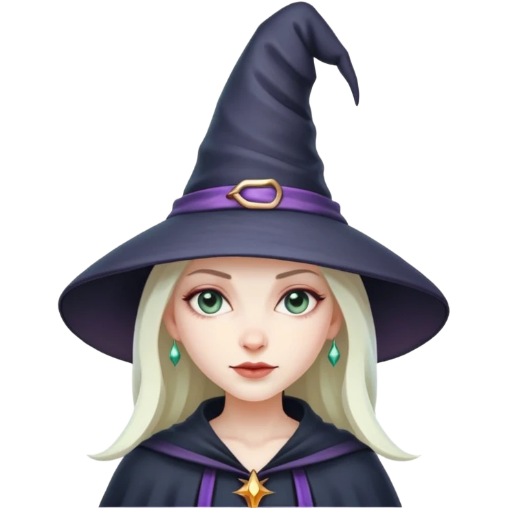 Cool magical witch emoji