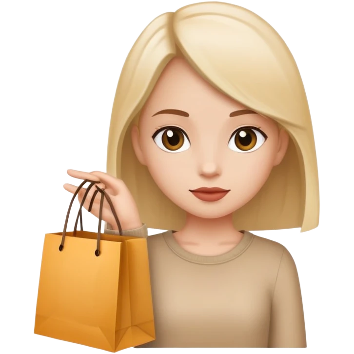 Girl Shopping  emoji