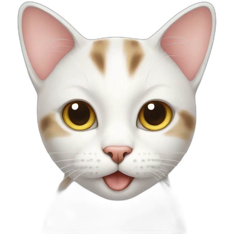 Cat with milk emoji