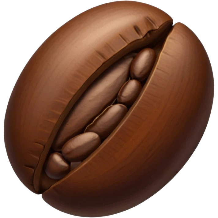 singular coffee bean emoji