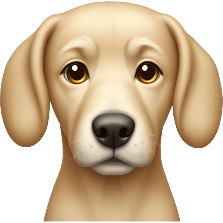 beige dog emoji