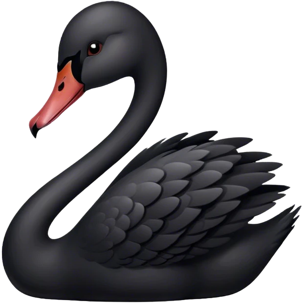 Black swan emoji