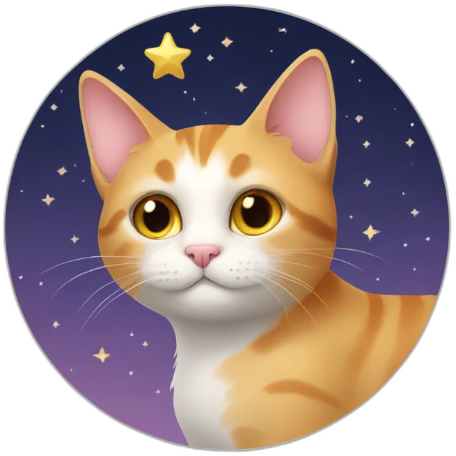 cat+stars emoji