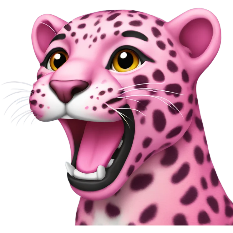 pink leopard emoji