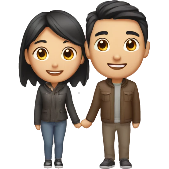 asian couple emoji