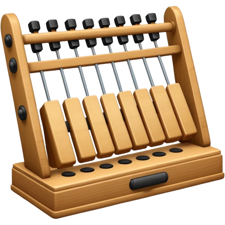 wooden glockenspiel instrument emoji