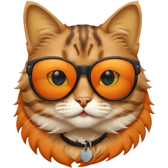 Cat wearing sunglasses emoji
