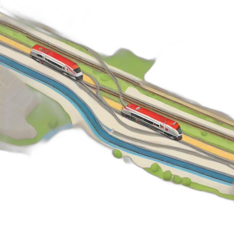 caltrain map emoji
