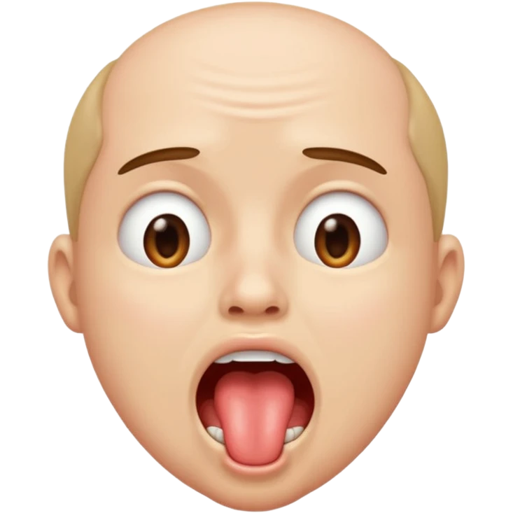 😧 drooling emoji