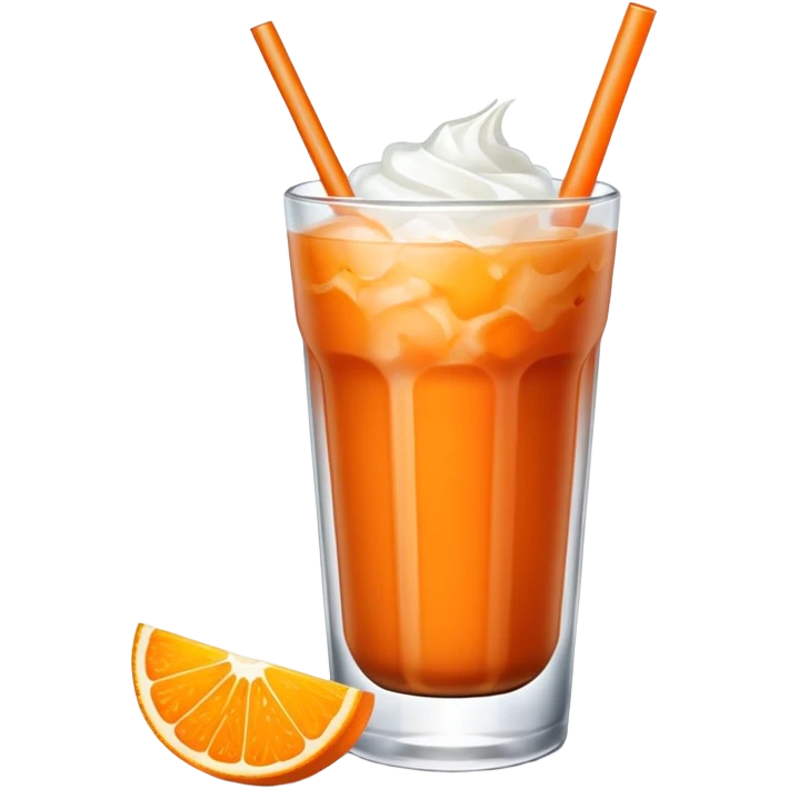 Thai tea emoji