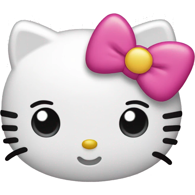 Hello kitty faır emoji
