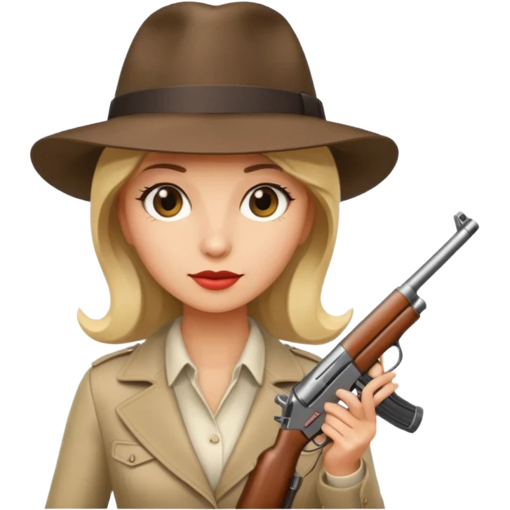 Female gangster  emoji