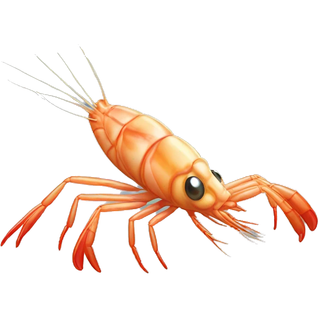 Diamond shrimp emoji