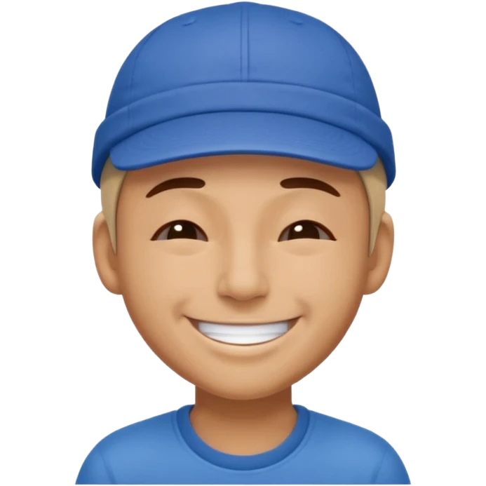 👌😁🧢 Combine these emojis and please, no body, just the head. emoji