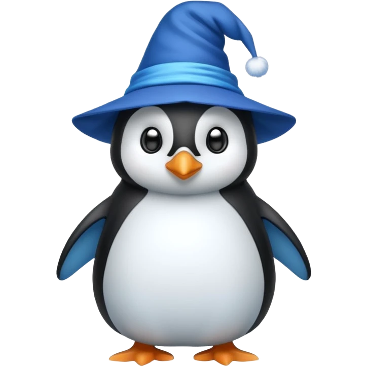 Penguin Wizard emoji