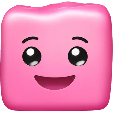 cute pink soap bar emoji