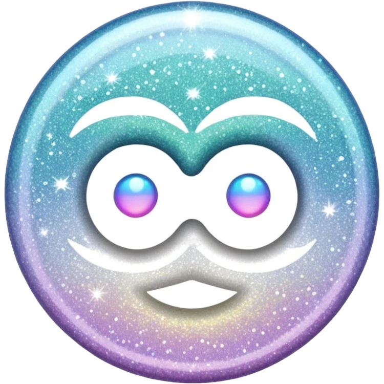 Glitter White Infinite emoji