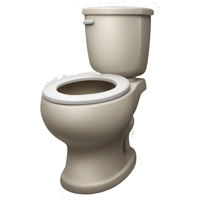 Skibidi Toilet with head sticking out the bowl  emoji