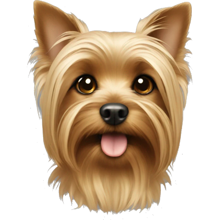 Yorkshire Terrier but light brown  emoji