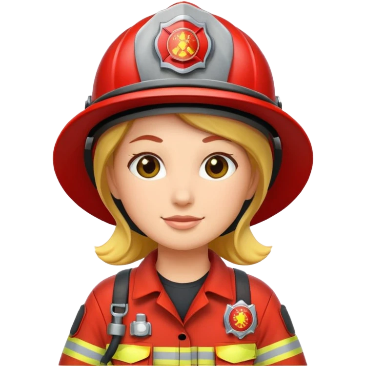 firefighter woman emoji