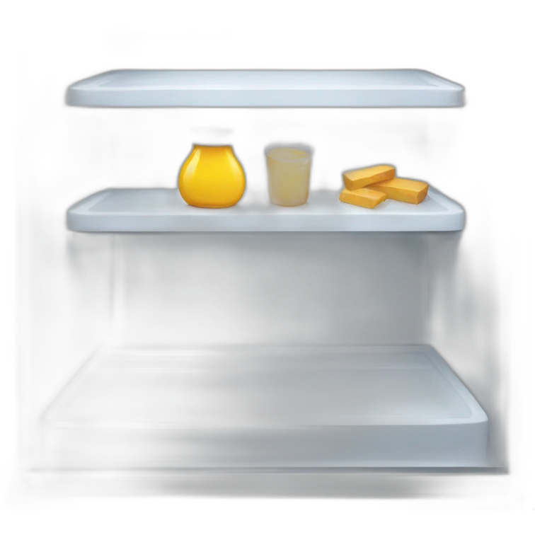 Empty fridge emoji