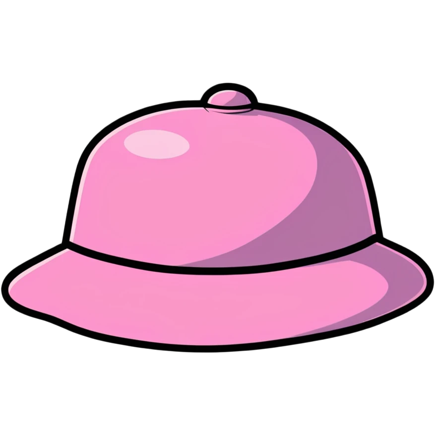 pink hat emoji