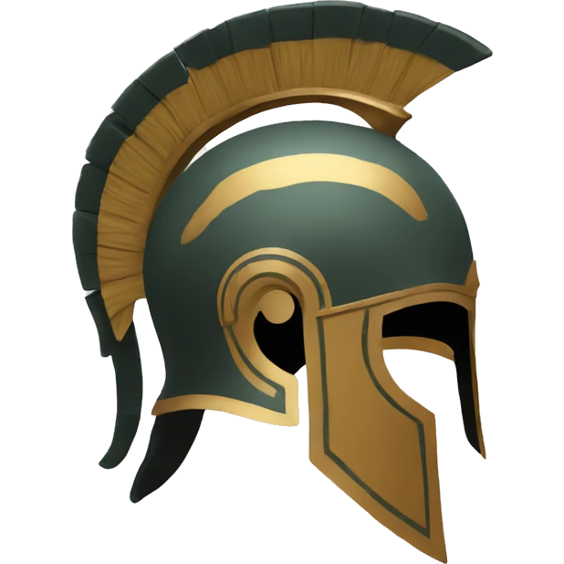 ancient greek helmet logo emoji