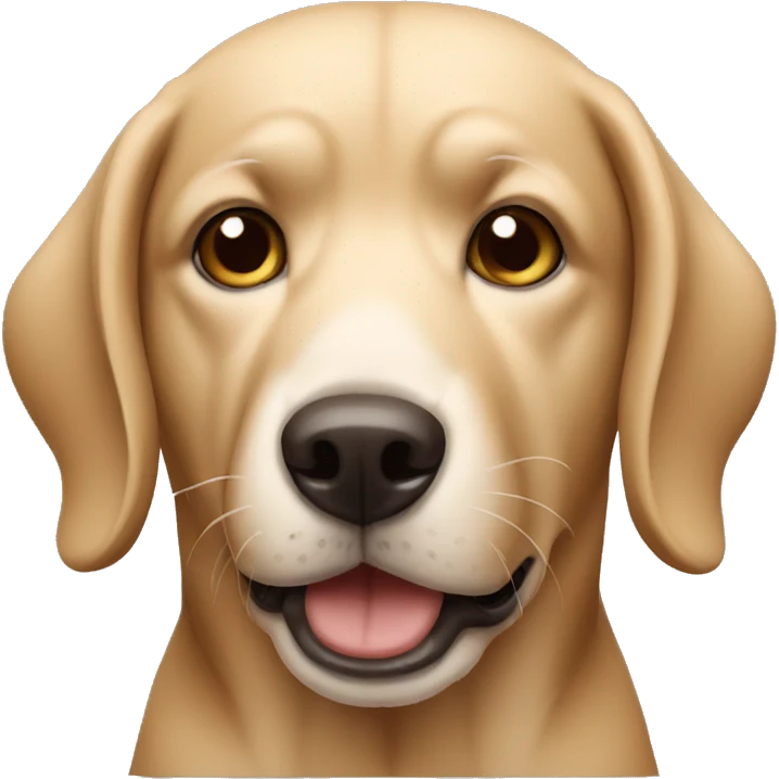 beige dog emoji