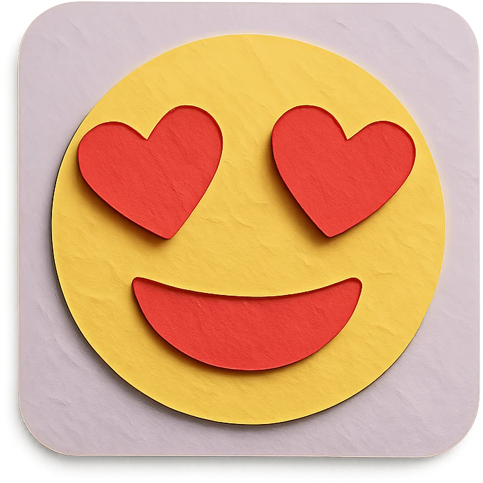 soft pastel simple square sticker emoji