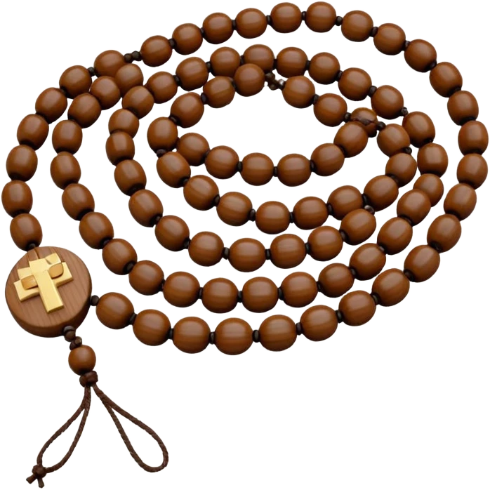 Beads, Large prayer beads  emoji