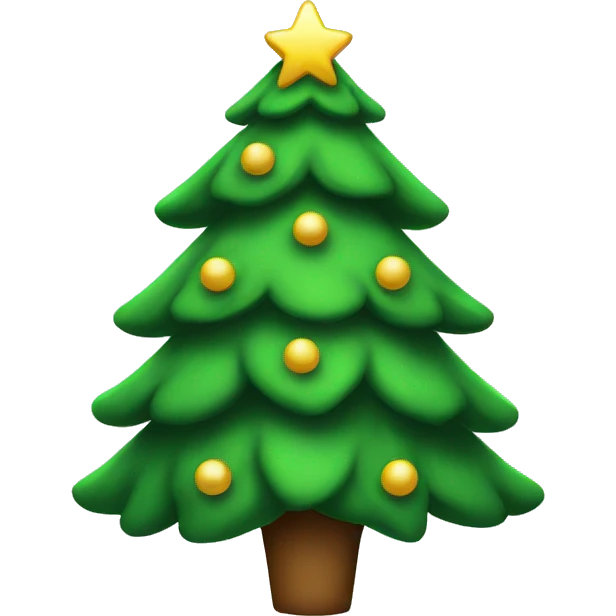 Christmas tree emoji