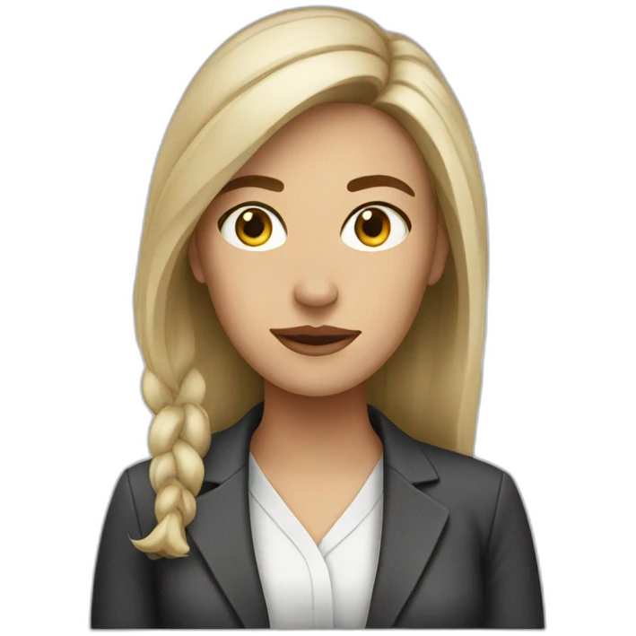 Unemployed white women emoji