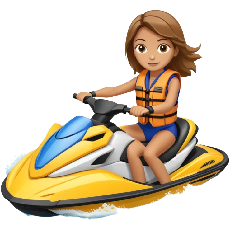 girl on jet ski emoji