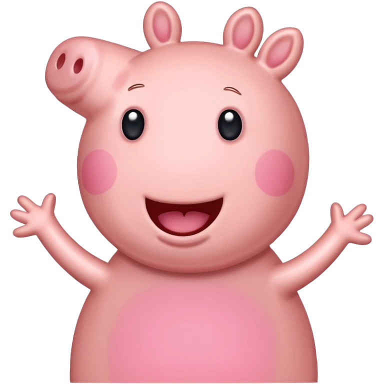 Peppa Pig de Lado  emoji