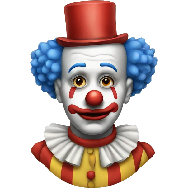 sad clown emoji