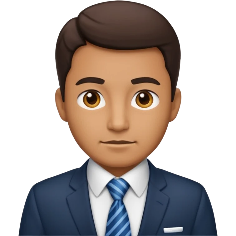 AN UNCLE with a tie in business clothes
 emoji