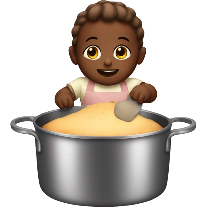 Baby baking  emoji