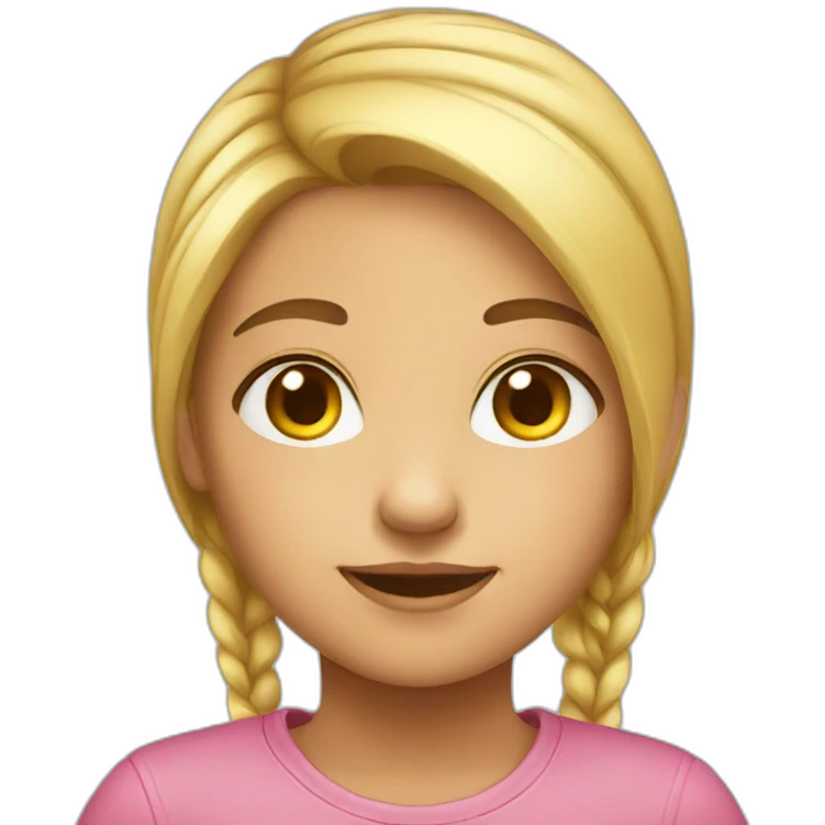 kid girl tall emoji