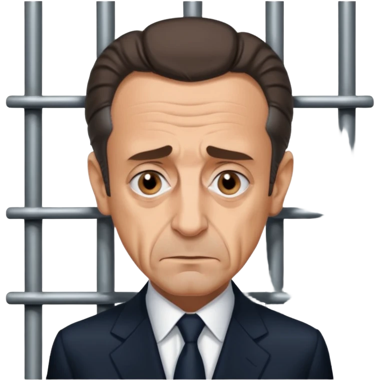 nicolas sarokzy derrière les barreaux emoji