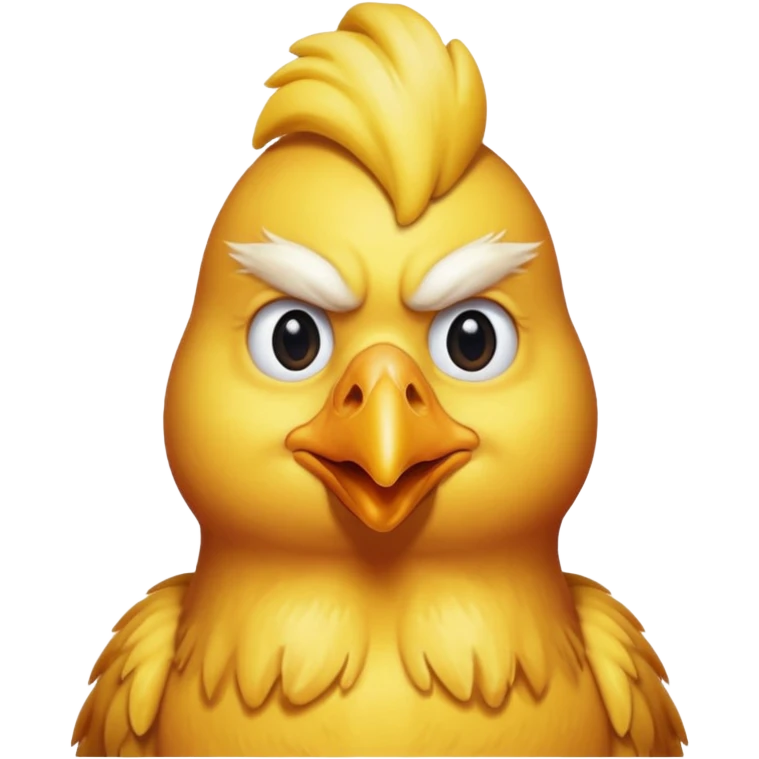 Donald trump dressed as a chicken  emoji