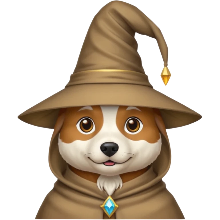 Dog wizard emoji