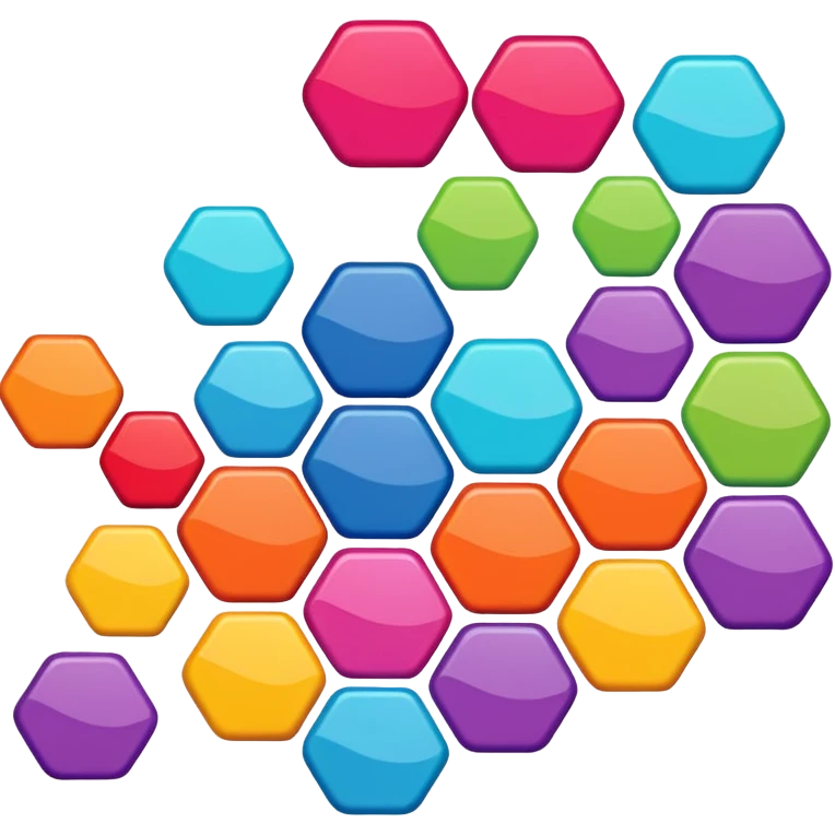 Block blast remix hexagon emoji