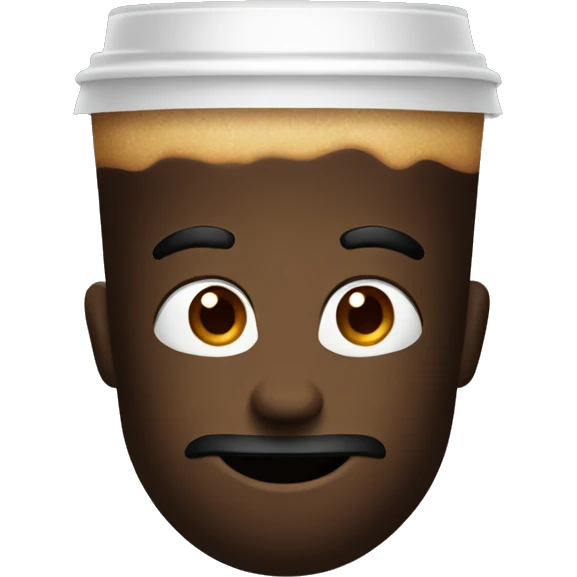 Black coffee emoji