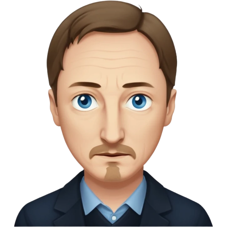 David Thewlis with blue eyes emoji