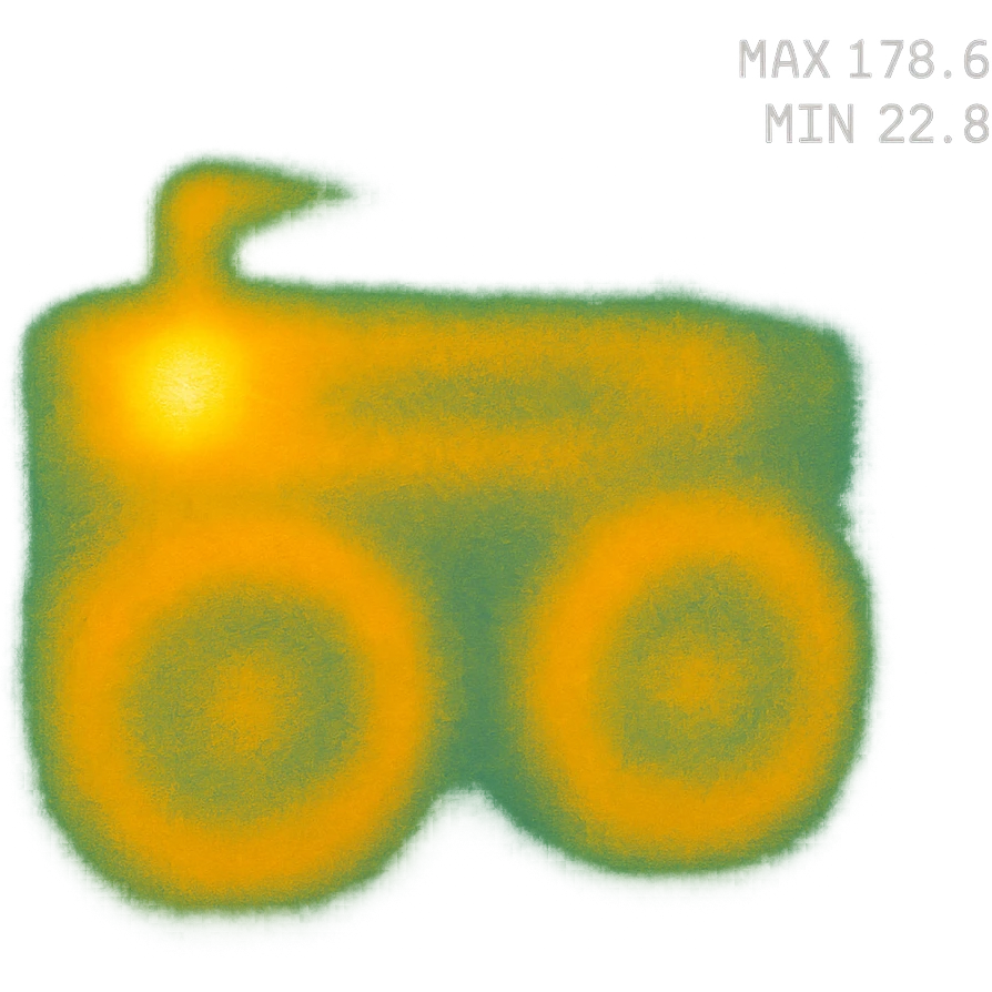 A boombox column emoji