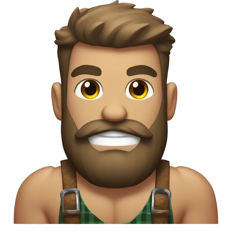 Buff lumberjack emoji